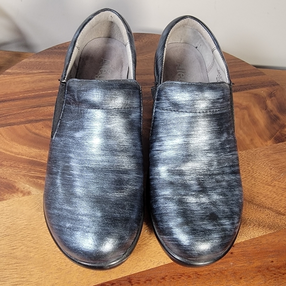 Alegria Eryn Women's Slip-On Shoes - Black Blue Clogs Size 36 - Picture 8 of 16